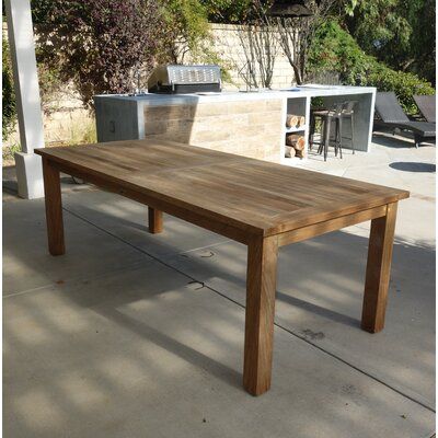 Wooden bench table