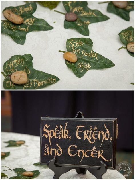 Lotr Birthday, Middle Earth Wedding, Medieval Wedding Theme, Lord Of The Rings Wedding, Hobbit Wedding, Elvish Wedding, Lotr Wedding, Hobbit Party, Cottagecore Wedding