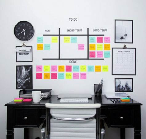 Sales Manager Office Decor, Productivity Board Ideas, Organization Board Ideas, Home Kanban Board, Work Office Inspo Decor, Supervisor Office Decor, Kanban Board Ideas Office, Whiteboard Organization Office, Office Organization At Work Business