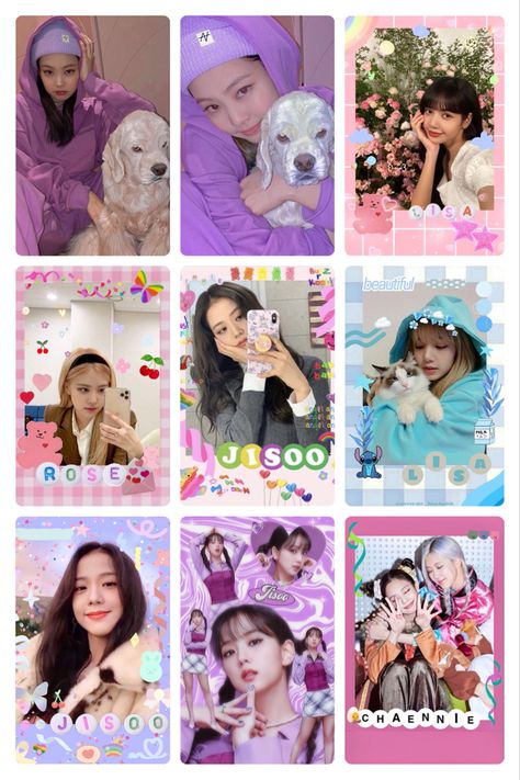 Cute Photocards, Photocard Printable, Polaroid Printer, Kpop Template, Blackpink Photocards, Kpop Freebies, Mini Photocard, Polaroid Kpop, Oil Shelf