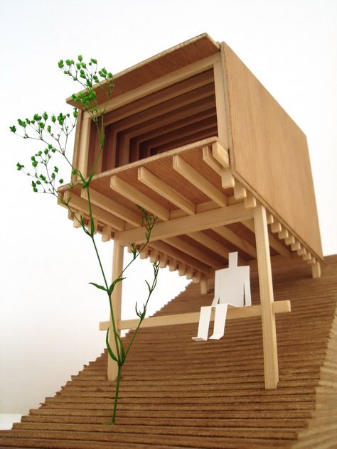 Hut Architecture, Diy Projects Wood, Hut Design, Wood Working Ideas, Concept Models Architecture, Nara Japan, Pavilion Design, Arch Model, Architecture Collage