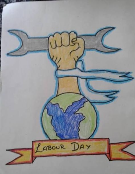 Labour Day Poster Ideas, Labour Day Poster, Ideas For Drawing, Poster Ideas, Labour, Labour Day, Labor, Drawings