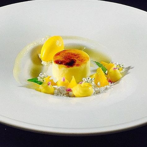 Competition Desserts, Luxury Meals, Mandarin Sorbet, Creme Brulee Desserts, Fine Dining Plating, Antonio Bachour, Octopus Recipes, Fancy Desserts Recipes, Fine Dining Desserts