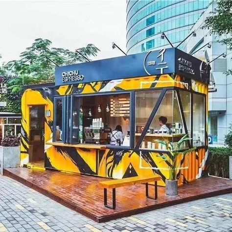 Source Custom Made Mini Outdoor Booth Pop Up Shipping Container for Coffee Shop Bar on m.alibaba.com Container Bar Design, Shipping Container Kitchen, Coffee Shop Kiosk, Juice Kiosk, Shipping Container Bar, Outdoor Booth, 20ft Shipping Container, Juice Bar Design, Conceptual Model Architecture