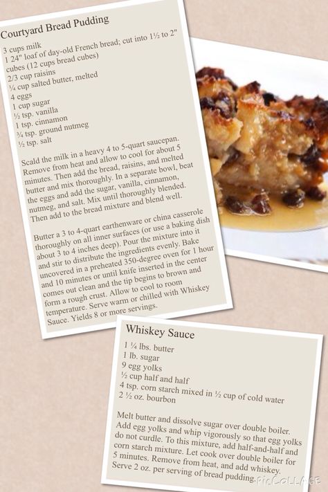 Court Of Two Sisters New Orleans Recipes, Bread Pudding New Orleans, Easy White Bread Recipe, New Orleans Recipes, White Bread Recipe, Creole Recipes, Pudding Desserts, Bread Cake, Southern Cooking