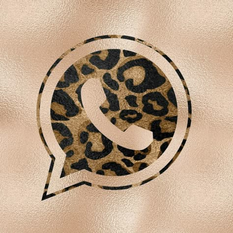 Leopard Print App Icons, Leopard Widget, Whatsapp Widget, Whatsapp App Icon, Pantera Logo, Cheetah Background, Leopard Logo, Whatsapp App, Plain Wallpaper Iphone