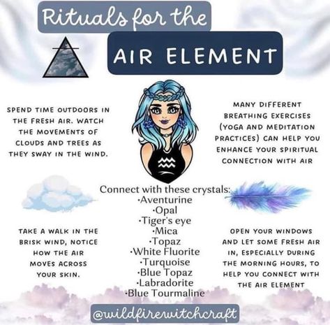 Daily Witchcraft, Element Magic, My Moon Sign, Chinese Horoscope, Witch Tips, Zodiac Elements, Air Element, Dream Motivation, Elemental Magic