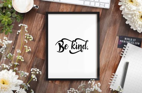 Bekind Quotes, Free Printables Wall Art, Office And Nursery, Forest Nursery Art, Bird Nursery Art, World Of Printables, Alphabet Art Print, Free Printable Calendars, Printables Wall Art