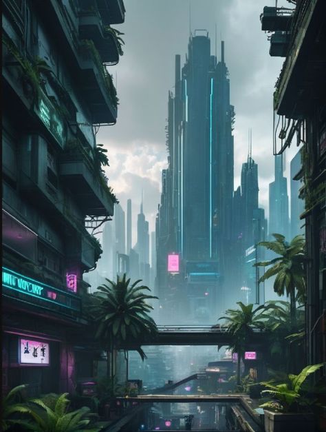 Vampire Cyberpunk, Jungle City, Cyberpunk Anime, Game Ui Design, Game Ui, Ui Design, Cyberpunk, Anime, Design