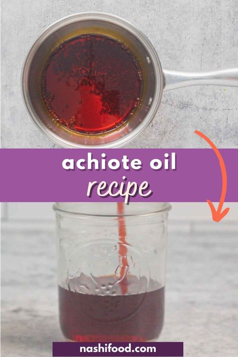 Unleash your inner chef with this fun and fiery DIY Achiote oil recipe! Perfect for adding a smoky note and a vibrant red color to your dishes. Get the lowdown on preparing this flavorful condiment right in your kitchen. Let's spice it up! Achiote Oil Recipe, Achiote Oil, Latin Recipes, Latin American Food, Spice It Up, Latin Food, American Food, Latin American, Easy Homemade