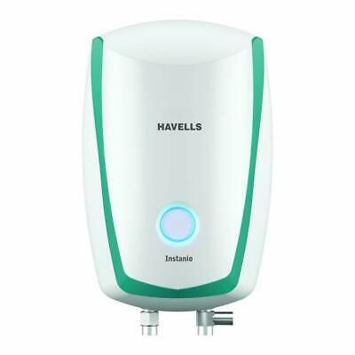 (eBay) Havells Instanio 3-Litre LED Indicator Instant Geyser 3000 Watt (White/Blue) Isi Mark, Water Geyser, Instant Water Heater, Flexible Pipe, Pressure Pump, Safety Valve, Electric Water Heater, Color Changing Led, Heating Element