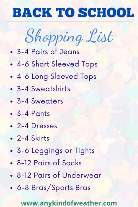 Shopping Checklist Clothes, High School Junior Year Outfits, List Of Clothes You Need For School, Stores For Back To School Clothes, Best Stores For Back To School Shopping, Back To School Must Haves Clothes, Back To School Must Haves Elementary, Back To School Shopping List Middle School, Back To School Shopping 2024