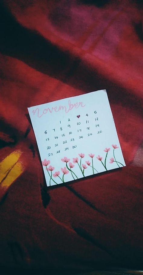 Easy and simple birthday calendar Birthday Month Calendar Ideas, Anniversary Card Diy For Parents, Birthday Diary Ideas, Easy Birthday Cards Diy Simple, Diy Birthday Cards For Best Friend, Birthday Calendar Diy, Diy Birthday Card For Boyfriend, Happy Birthday Doodles, Birthday Card Decoration