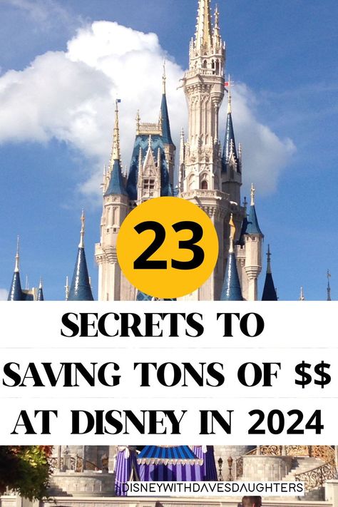 Here are 23 amazing ideas to go to Walt Disney World on a budget! Money saving tips you will love. Disney World Honeymoon, Disney World On A Budget, Disney Savings, Disney Prices, Disney Tips And Tricks, Disney World Secrets, Going To Disney World, Vacation On A Budget, Disney On A Budget