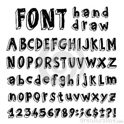 Hand drawn alphabet. Handwritten font Handwriting Fonts Alphabet, Handwritten Fonts Alphabet, Font Doodle, Sign Lettering Fonts, Cute Handwriting Fonts, Hand Drawn Alphabet, Cute Handwriting, Simple Lettering, Fonts Handwriting Alphabet