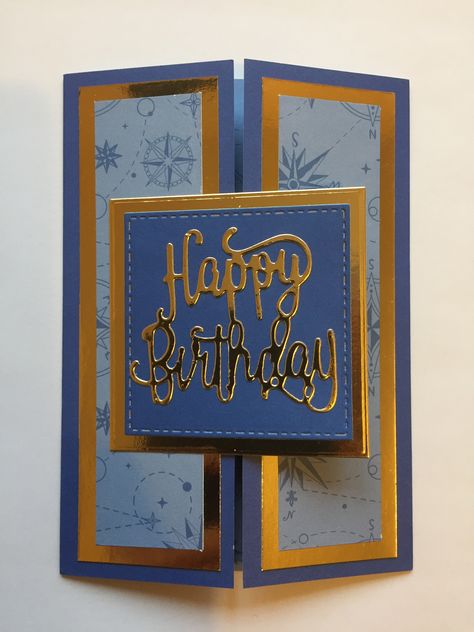 Homemade Men’s Birthday Cards, 60th Birthday Card Ideas, Handmade Birthday Cards For Dad, Fathers Dat, Make Birthday Cards, 90th Birthday Cards, Happy Birthday Cards Handmade, Men Cards, Man Cards