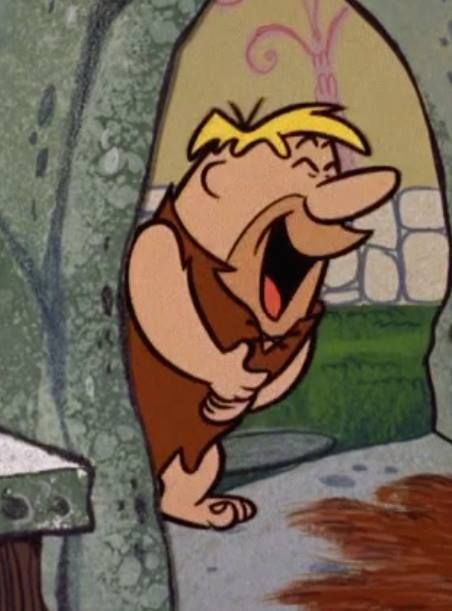 BARNEY RUBBLE, HAVING A GOOD LAUGH... Fred Flintstones, Flintstone Cartoon, Barney Rubble, Saturday Cartoon, Best Cartoons Ever, Hanna Barbera Cartoons, Old School Cartoons, The Flintstones, Classic Cartoon Characters