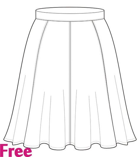 Gored skirt Sewing Patterns | DRCOS Patterns & How To Make Cowl Skirt Pattern Drafting, Godet Skirt Pattern Making, Slip Skirt Pattern, Gathered Circle Skirt Pattern, Circular Skirt Pattern Drafting, Gored Skirt Pattern Drafting, Drcos Patterns, Skirt Sewing Patterns, Japanese Sewing Patterns