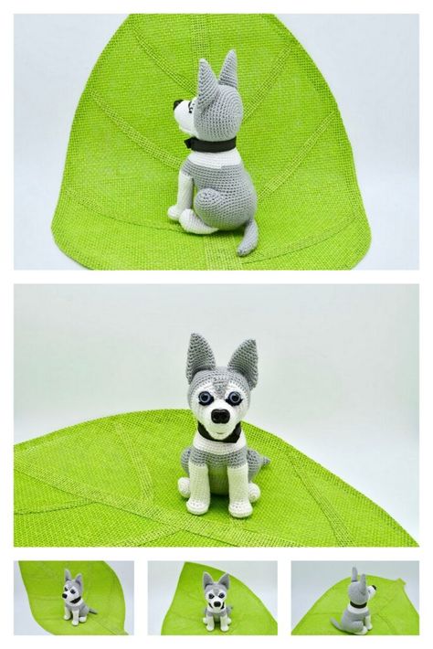 Crochet Husky Pattern Free, Husky Crochet Pattern Free, Crochet Dogs, Crochet Dog Patterns, Crochet Hexagon, Husky Puppy, Crochet Dog, Husky Dogs, Dog Pattern