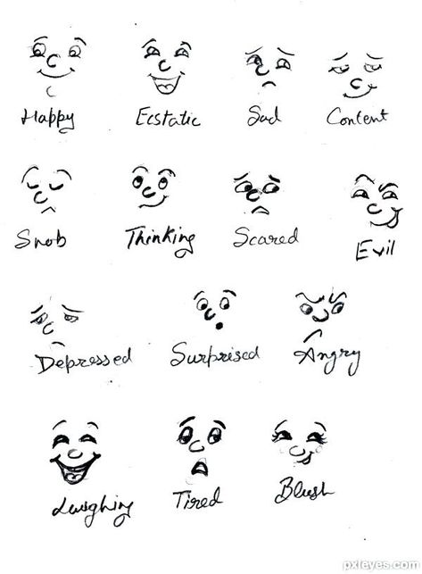 How To Draw Cartoon Eyes And Face Worried Face, Sketch Tips, Easy Cartoon, Traditional Drawing, Realistic Eye Drawing, Drawing Face Expressions, Cartoon Drawings Of People, Plan Image, Cartoon Drawings Of Animals