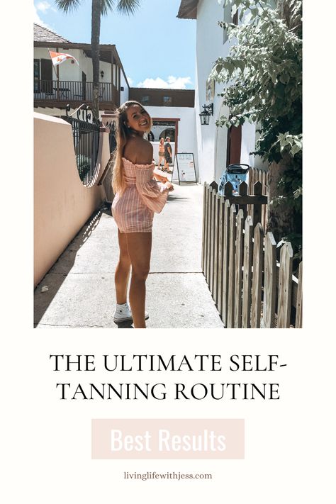 The ultimate self-tanning routine // self tanning tips and tricks // self tanner // how to self tan // self tanner tips // before and after // best self tanning results Self Tanner Tips, Self Tanning Tips, Tanning Routine, Bondi Sands, Tanning Tips, Self Tan, Self Tanning, Safe Skincare, Tanning Bed