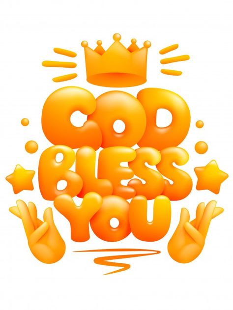 Blessings To You, Jesus Blessing Images, God’s Blessings, You Are A Blessing In My Life, God Bless Quotes, God Bless Your Day, Family Praying, God Bless You Quotes, Crown Cartoon