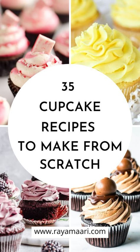 Healthy Cupcake Recipes, Idea Notebook, Homemade Cupcake Recipes, Cupcake Recipes From Scratch, Dessert Cravings, Delicious Cupcakes Recipes, Recipes From Scratch, Fun Cupcake Recipes, Make From Scratch