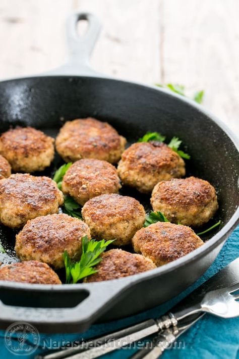 Juicy Pork Meatballs Recipe (Kotlety) Kotleti Recipe, Pork Meatballs Recipe, Meatball Recipes Easy, Pork Meatballs, Lean Pork, Pork Meat, Meatballs Recipe, Pork Dishes, Meatball Recipes