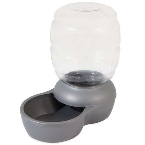 Petmate Replendish Gravity Waterer with Microban Cat and Dog Water Dispenser 4 Sizes ** Details can be found by clicking on the image.-It is an affiliate link to Amazon. #dogfeeding Dog Water Dispenser, Dog Water Bowls, Wide Mouth Bottle, Cat Feeder, Pet Feeder, Water Bowl, Dog Feeding, Plastic Animals, Water Dispenser