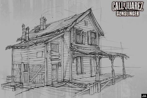 Ghost Town Drawing, Old West Town, Spartan Tattoo, Design Sketching, West Town, Design Objects, Wood Burning Art, House Drawing, Ghost Town