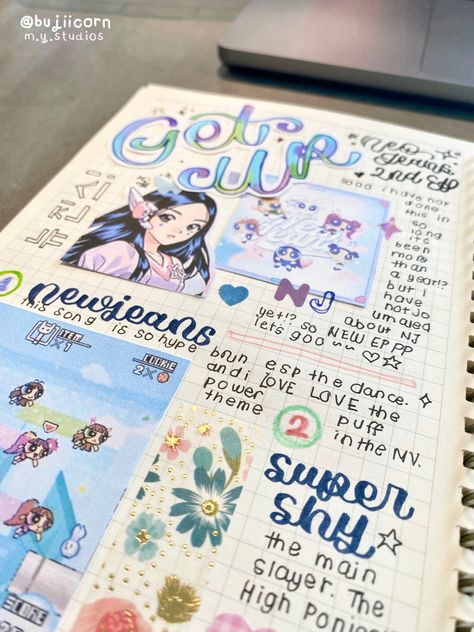 newjeans EP kpop journal New Jeans Journal, Newjeans Journal, Kpop Lifestyle, Collage Scrapbook Layouts, Kpop Journal, Pretty Journals, Collage Scrapbook, Cute Journals, Journal Inspo