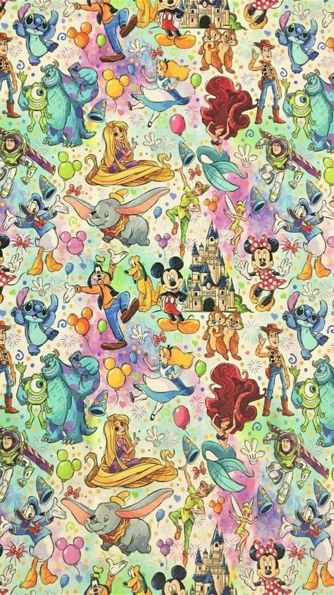 Cartoon Shows Wallpaper, Green Disney Wallpaper, Kids Wallpaper For Ipad, Cartoon Collage Wallpaper, Kids Wallpaper Ipad, Disney Collage Wallpapers, Disney Character Wallpaper, Disney Wallpapers Aesthetic, Disney Screensaver