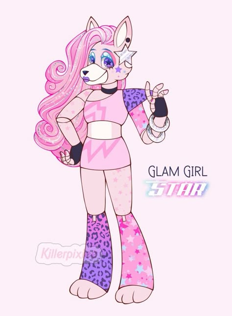 kill3rFairy on DeviantArt, Glam Girl Star @Killerpixiee on Instagram Fnaf Photos, Fnaf Oc, Fnaf Wallpapers, Cute Galaxy Wallpaper, Fandom Crossover, Fnaf Funny, Fnaf Characters, Glam Girl, Fnaf Drawings