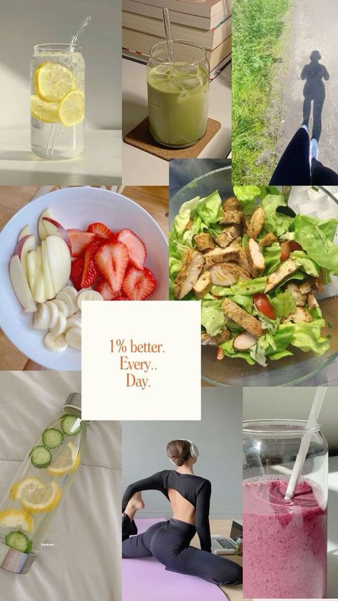 Healthy Lifestyle Inspo, Healthy Girl Era, Healthy Life Inspiration, Fitness Vision Board, Healthy Inspiration, Best Version Of Myself, Food Motivation, Manifesting Vision Board, Healthy Food Motivation