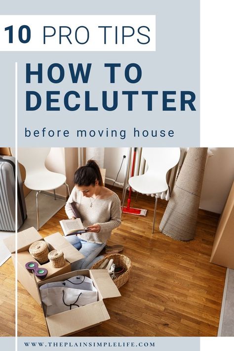 Are you moving? If so, decluttering your space before the move is very important. Declutter Before Moving, Cheap Organization, Decluttering Tips, How To Declutter, Simple Reminders, Declutter Your Home, Moving House, Minimalist Living, Living Well