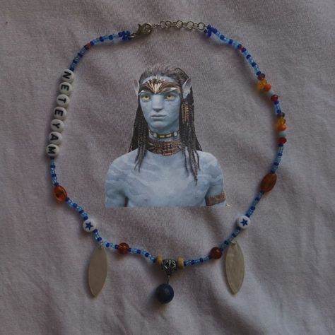 Neteyam Necklace, Avatar Tattoo, Avatar Video, Friendship Bracelets Easy, Avatar Picture, Avatar Fan Art, Pandora Avatar, Female Avatar, Avatar Movie