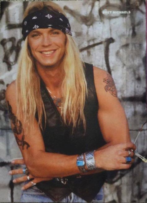 Brett Michaels Brett Michaels, Bret Michaels Band, Bret Michaels Poison, 80's Hair, Musical Hair, Hair Metal Bands, Bret Michaels, 80s Hair Bands, Hair Metal