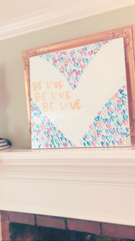 Preppy Christian Painting, Dorm Paintings Canvas Room Decor, Asethic Canvas Painting Ideas, Diy Dorm Paintings, Preppy Artwork, Dorm Signs, Dorm Paintings, Abstract Art Projects, Pink Canvas Art