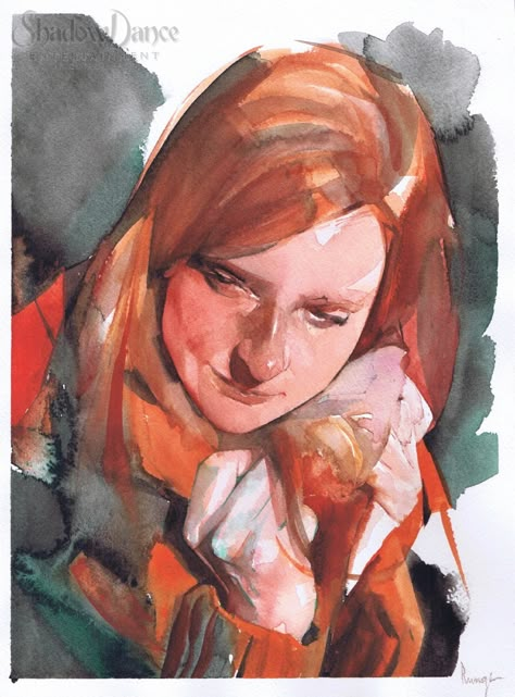 Nick Runge, Manga Watercolor, Watercolor Art Face, Watercolor Face, Portraiture Painting, Figure Sketching, 수채화 그림, Art And Illustration, Drawing Tutorials