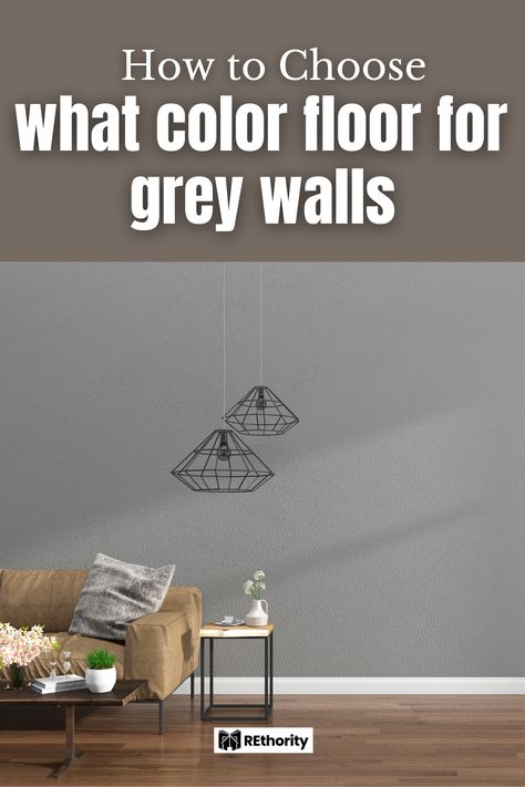 Flooring For Light Grey Walls, Brown Floors Grey Walls Living Rooms, What Color Floor Goes With Gray Walls, What Color Flooring With Gray Walls, Flooring That Goes With Grey Walls, Flooring Ideas With Grey Walls, Grey Walls And Brown Floors, Brown Floor Grey Walls, Best Floor Color For Gray Walls