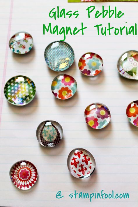 76 Crafts To Make and Sell - Easy DIY Ideas for Cheap Things To Sell on Etsy, Online and for Craft Fairs. Make Money with These Homemade Crafts for Teens, Kids, Christmas, Summer, Mother’s Day Gifts. |  Glass Pebble Magnet |  diyjoy.com/crafts-to-make-and-sell Pebble Magnets, Kerajinan Diy, Easy Homemade Gifts, Christmas Crafts To Sell, Glass Magnets, Magnet Crafts, Spring Crafts For Kids, Sell Diy, Fall Crafts Diy