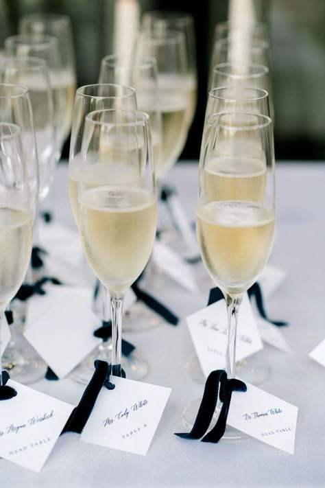 Black And White Wedding Theme, White Wedding Theme, Table Setting Inspiration, Holiday Table Settings, Wedding Inside, Black White Wedding, Champagne Wedding, 2024 Wedding, Black Tie Wedding