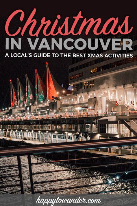 Magical things to do in Vancouver, Canada during Christmas time. Includes beautiful Vancouver photography, Christmas recommendations on things to eat in Vancouver, BC and other insider local tips for making the most of your Vancouver trip. #vancouver #canada #canadatravel Christmas In Vancouver, Vancouver Christmas, Vancouver Trip, Vancouver Photography, Things To Do In Vancouver, Canada Christmas, Visit Vancouver, Vancouver Travel, Photography Christmas