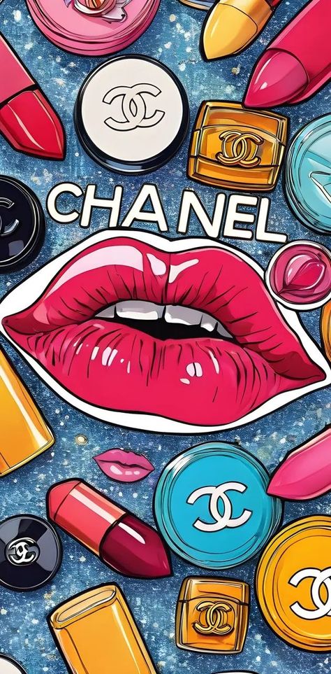 Chanel Wallpaper Aesthetic, Sublimation Wallpaper, Cute Wallpapers For Android, Vanellope Y Ralph, Sublimation Backgrounds, Disney Pop Art, Chanel Wallpaper, Cute Monsters Drawings, Chanel Wallpapers