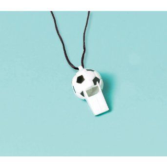 Soccer Football Whistle - Pack of 12: Amazon.co.uk: Toys & Games Kids Soccer Party, Football Theme Birthday, Soccer Theme, Black Lanyard, Goal Getter, Game Prizes, Party Supply Store, Football Themes, Soccer Party