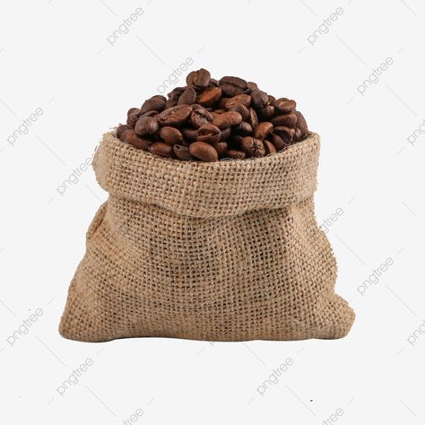 Coffee Bean Sacks, Coffee Watercolor, Coffee Sack, Coffee Sacks, Brown Texture, Transparent Image, Free Coffee, Brown Coffee, Simple Backgrounds