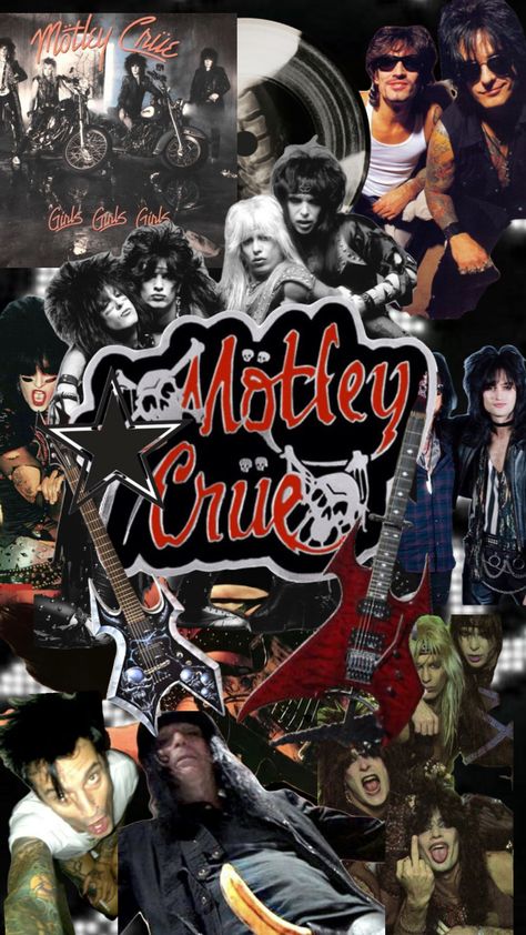 80s Bands Wallpaper, Montly Crue Wallpaper, Motley Crue Aesthetic Wallpaper, Motley Crüe Wallpaper, Motley Crue Inspired Outfit, Motley Crue Wallpaper Iphone, 80s Rock Aesthetic Wallpaper, Band Wallpapers Aesthetic, Motley Crue Aesthetic