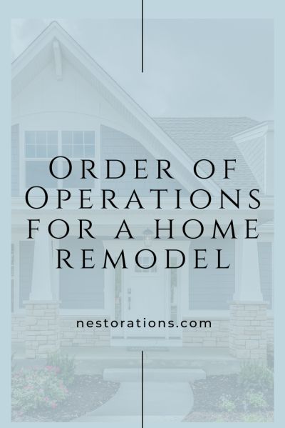 Thinking of a home remodel? Don't know where to start? We've got you covered! Check out our blog for the essential steps you need to follow for a successful home makeover. Steps To Remodeling A House, Order Of Remodeling House, Steps To Renovating A House, How To Start Remodeling Your Home, How To Remodel A House, Remodel Home Ideas, 80s Ranch Home Remodel, 90s Home Remodel, Old House Remodel