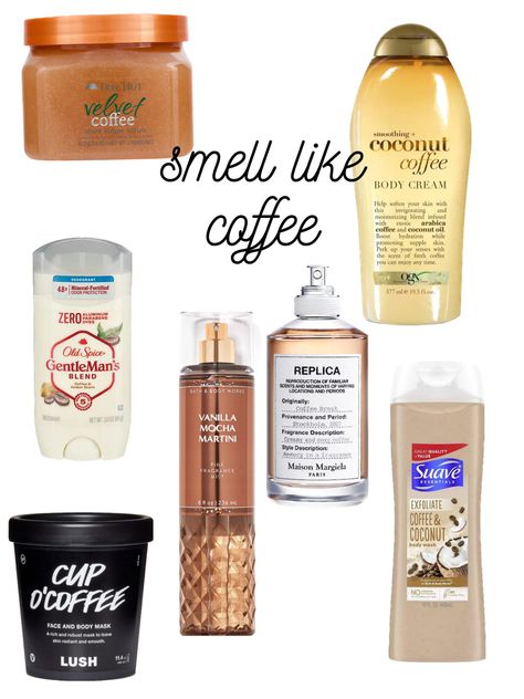 Coffee Body Care Products, Coconut Coffee Body Cream, You Smell Pretty, Coffee Skin Care Products, Perfumes That Smell Like Coffee, Coconut Coffee Perfume, How To Smell Like Coffee All Day, Coffee Scented Shower Routine, Coffee Body Care