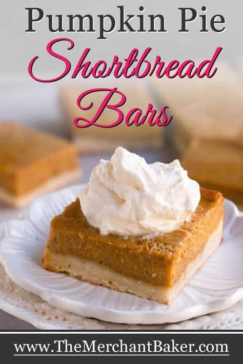 Cheesecake Pumpkin Pie, Pumpkin Shortbread, Kitchen 101, Pumpkin Pie Bars Recipe, Cheesecake Pumpkin, Bread Pumpkin, Joy Cookies, Muffins Breakfast, Short Bread